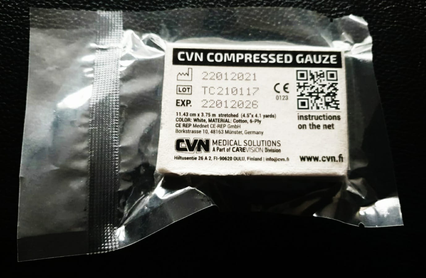 CVN Compressed Gauze